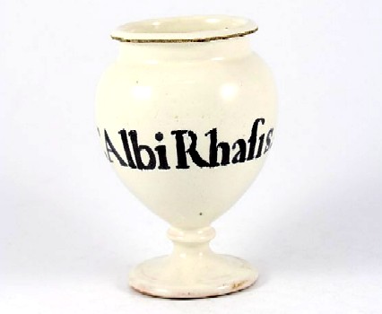 Medicine Container for Troche Albi Rhassi